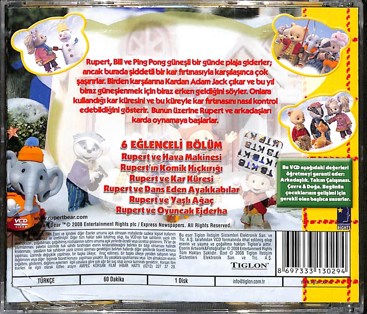 Rupert ve Arkadaşları Sihrin Peşinde – Rupert ve Kar Küresi Orjinal VCD Film VCD28064 - 2