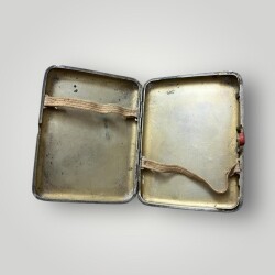 Rus Gümüş Damgalı Kalem İşi Sigara Tabakası AOB6090 - 7