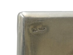 Rus Yapımı 84 Damgalı Motifleri Altın Detaylı Gümüş Çanta AOB1066 - 4