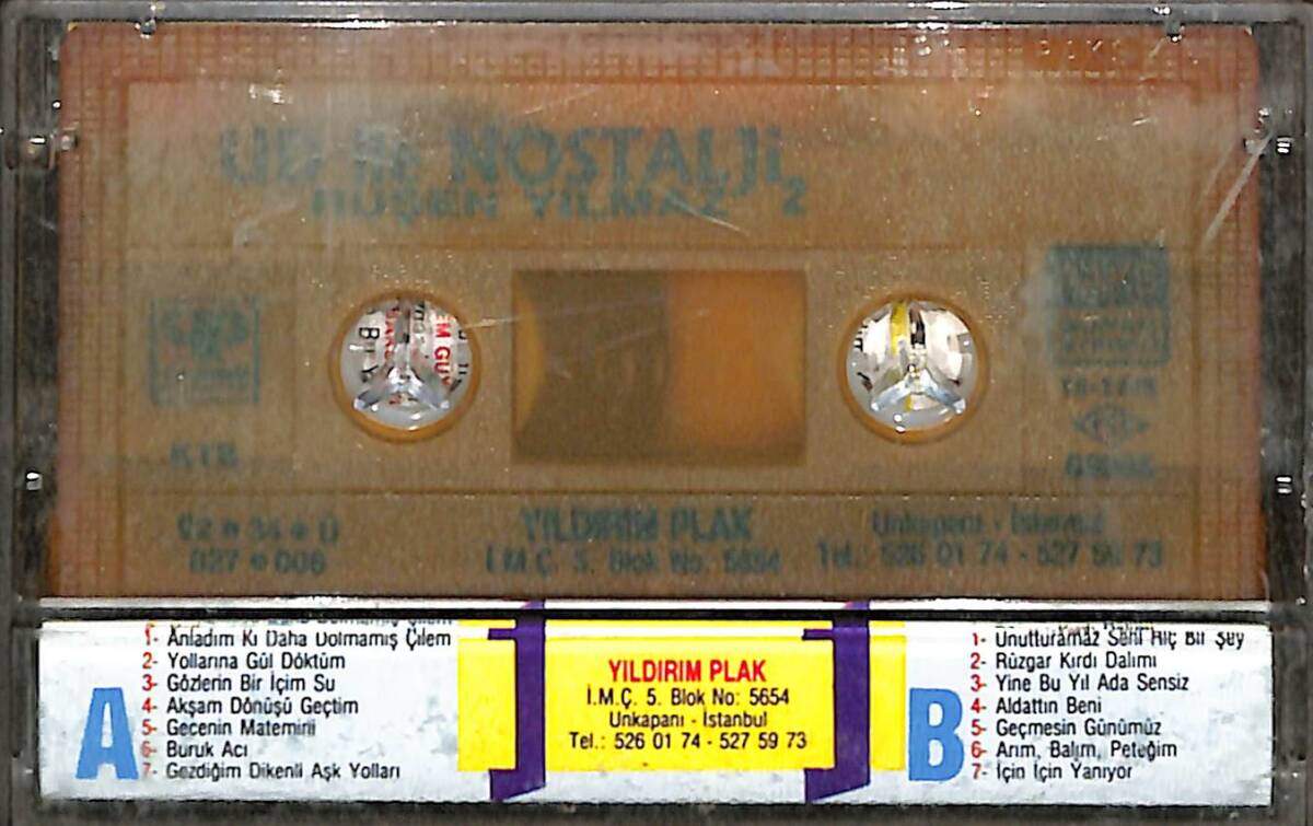 Ruşen Yılmaz - Ud İle Nostalji 2 Kaset (İkinci El Kaset) KST29705 - 2