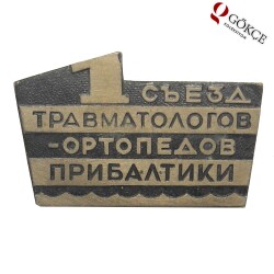 Rusya 2 Adet Mineli Rozet RZT242 - 1