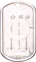 Rusya 2000s Askeri Hatıra Künye MVM2204 - 2