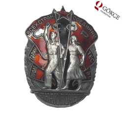 Rusya Gümüş Mineli Madalya 1. Derece MVM162 - Gökçekoleksiyon