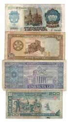 Rusya/Türkmenistan/Romanya/İran Yabancı Kağıt Para Lotu Temiz/ÇT YKP8335 - 2