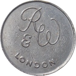R&W London Value in kind only Jeton JTF588 - 2