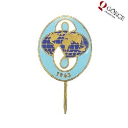 S 1963 Mineli Rozet RZT156 - Gökçekoleksiyon