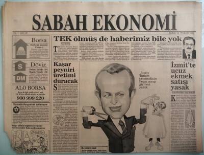 Sabah Ekonomi Gazetesi 12 Temmuz 1992 Adil Araslı Ada Toplamaya Başladı -GZ44198 - 1