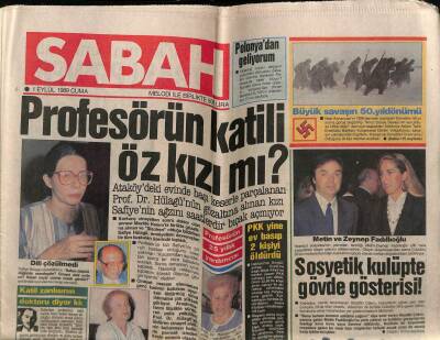 Sabah Gazetesi 1 Eylül 1989 - Doğum Günü Hediyesi GZ56613 - 1