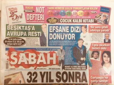 Sabah Gazetesi 1 Mayıs 2010 - 32 Yıl Sonra Merhaba Taksim GZ40207 - 1