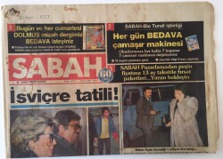 Sabah Gazetesi 1 Şubat 1986 - Nazan Şorayın İngiliz Sevgilisi Var GZ13994 - 2