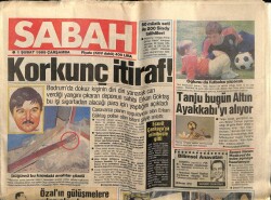Sabah Gazetesi 1 Şubat 1989 - Tanju Çolak Bugün Altın Ayakkabıyı Alıyor GZ61554 - 2