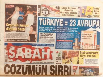 Sabah Gazetesi 1 Temmuz 2010 - Ebru Gündeşe Yumurtalı Saldırı GZ40260 - 1