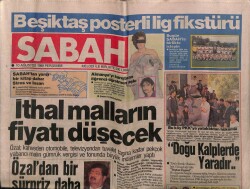 Sabah Gazetesi 10 Ağustos 1989 - İthal Malların Fiyatı Düşecek GZ62881 - 1