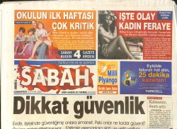 Sabah Gazetesi 10 Eylül 2005 - Deriye Saha Aranıyor - Hülya Avşar ve Kaya Çilingiroğlu Boşandı Feraye'nin Bir Dönem Modellik Yaptığı Ortaya Çıktı GZ3420 - Gökçekoleksiyon