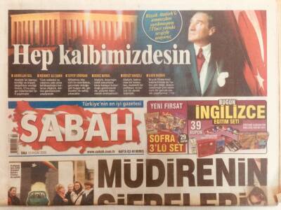 Sabah Gazetesi 10 Kasım 2009 - Müdirenin Şifreleri GZ40215 - 1