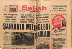 Sabah Gazetesi 10 Mayıs 1969 - Şahlanış Mitingleri Başladı GZ64039 - 1