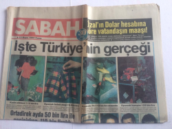Sabah Gazetesi 10 Mayıs 1985 - İşte Türkiyenin Gerçeği - GZ15102 - 1