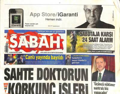 Sabah Gazetesi 10 Mayıs 2013 - 2. Abdülhamitin Torunu Osmanoğlu Vahdettinin Mezarı İstanbula Getirilsin GZ100606 - 2