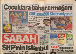 Sabah Gazetesi 10 Nisan 1988 - Gönül Yazar Putları Yıkıyor GZ61450 - 1
