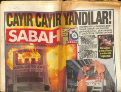Sabah Gazetesi 10 Nisan 1991 - Cumhurbaşkanı Özala Amsterdamda da Kürtler Yumurta Attı GZ62137 - 1