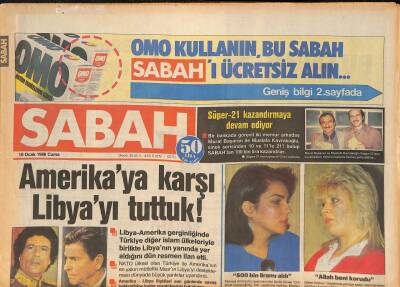 Sabah Gazetesi 10 Ocak 1986 - Uğur Dündar İçin Diyarbakırdan İstanbula Kaçtılar - Hülya Koçyiğitin Kızı Gülşah İle Emel Sayın GZ126784 - 1