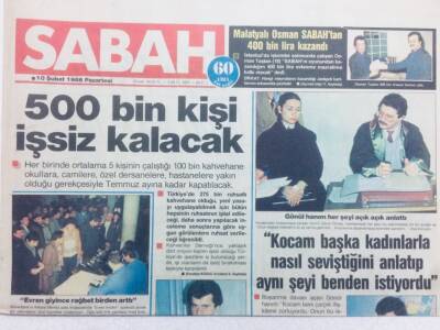 Sabah Gazetesi 10 Şubat 1986 - Yargıtay İbrahim Tatlısesin Kızı İçin Ayda 250 Bin Lira Nafaka Ödemesini Çok Buldu GZ42051 - 1