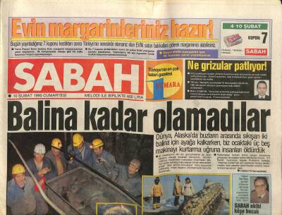 Sabah Gazetesi 10 Şubat 1990 - Galatasarayı Devirip Çılgınca Eğlendiler GZ89086 - 1