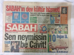 Sabah Gazetesi 10 Temmuz 1992 - Safiye Soyman Yeni Kaseti İle Ekranda GZ72963 - 2