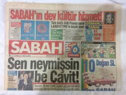 Sabah Gazetesi 10 Temmuz 1992 - Safiye Soyman Yeni Kaseti İle Ekranda GZ72963 - 1