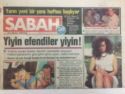 Sabah Gazetesi 11 Ağustos 1985 - Tarık Akanın Küçük Kızlarla Başı Dertte GZ34357 - 1
