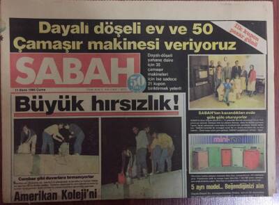 Sabah Gazetesi 11 Ekim 1985 - Perihan Savaş Bahse Girdi GZ25012 - 1
