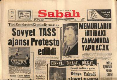 Sabah Gazetesi 11 Eylül 1970 - İstanbulda 42 Bin 664 Aile Tek Odalı Evde Oturuyor GZ87087 - 1