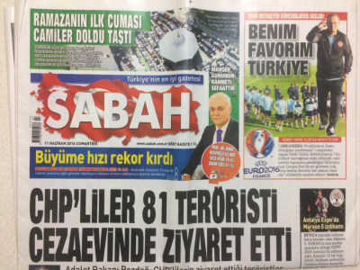 Sabah Gazetesi 11 Haziran 2016 - Antalya Expoda Maroon 5 İzdihamı GZ27895 - 1