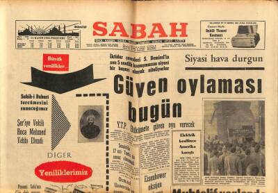 Sabah Gazetesi 11 Kasım 1965 - 150 Bin Kişi Komünizm Aleyhinde Gösteri Yaptı GZ74880 - 1