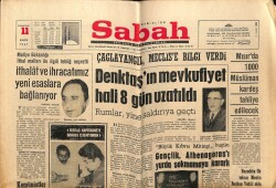 Sabah Gazetesi 11 Kasım 1967 - Rauf Denktaşın Mevkufiyeti Uzatıldı GZ64012 - 1
