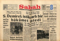 Sabah Gazetesi 11 Mayıs 1966 - Süleyman Demirel İstikrarlı Bir Hükümet İstedi GZ63881 - 2