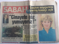 Sabah Gazetesi 11 Mayıs 1985 - Özala Kızıp Beni Dövdüler - GZ15103 - 2
