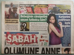 Sabah Gazetesi 11 Mayıs 2008 Sınır Karakoluna Saldırı 6 Şehit - GZ44183 - 2