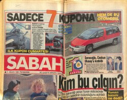 Sabah Gazetesi 11 Nisan 1991 - 260 Milyonluk Fabrika Soygunu GZ62134 - 2