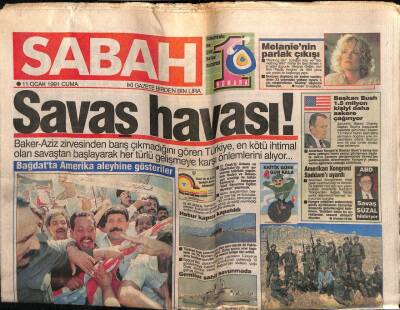 Sabah Gazetesi 11 Ocak 1991 - Doğum Günü Hediyesi GZ55935 - 1