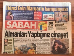 Sabah Gazetesi 11 Şubat 1990 - Almanlar Yaptığınız Cinayet GZ1813 - 2