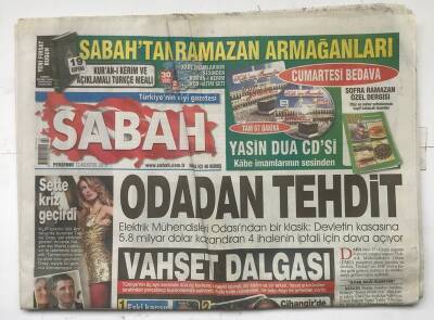 Sabah Gazetesi 12 Ağustos 2010 - Nefesmetre İle Kanser Teşhisi GZ5631 - 2