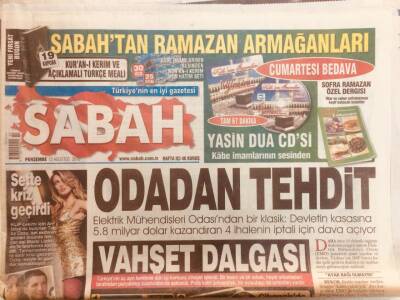 Sabah Gazetesi 12 Ağustos 2010 - Tuğba Özay Klip Çekiminin Setinde Eşiyle Kavga Edip Kriz Geçirdi GZ40257 - 1
