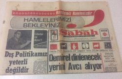 Sabah Gazetesi 12 Aralık 1973 - Demirel Dinlenecek Yerini Avcı Alıyor - GZ15430 - 1