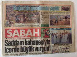 Sabah Gazetesi 12 Eylül 1990 - Körfez Krizi Bahane Edilerek Petrole Gelen Zam 64ü Buldu GZ13058 - 1