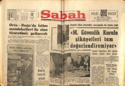 Sabah Gazetesi 12 Kasım 1966 - Üniversiteye Giremeyenler Açlık Grevine Başladılar GZ64272 - 2