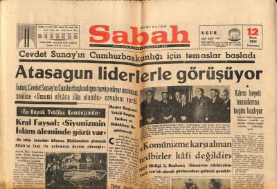 Sabah Gazetesi 12 Mart 1966 - Rumelihisarında 5 Ev Yandı GZ80742 - 1