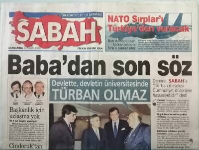 Sabah Gazetesi 12 Mayıs 1999 İranla Bunalım - Sibel Can Serbest - GZ44701 - 1