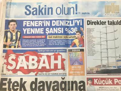 Sabah Gazetesi 12 Mayıs 2006-Başbakanın Avrupadaki İlk Golü GZ36642 - 1