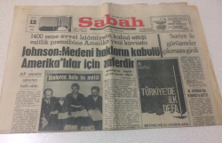 Sabah Gazetesi 12 Nisan 1968 - Kuranı Kerimi İfsad Edenler Mutlaka Hesap Verecekler - GZ15452 - 2